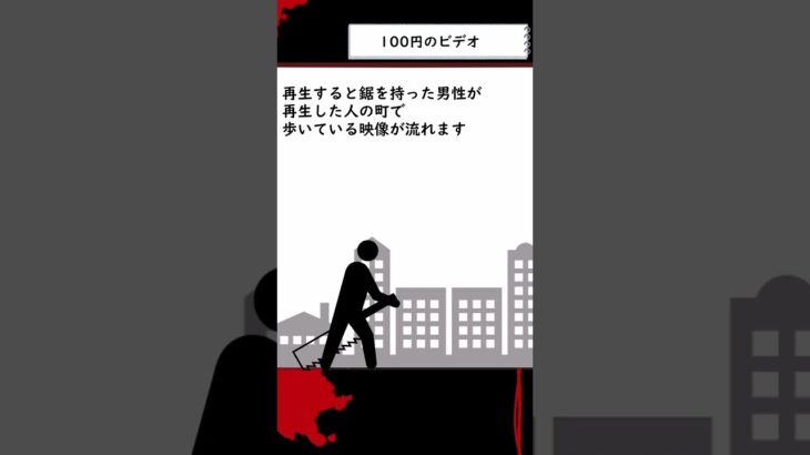 【都市伝説】15秒で解説する100円のビデオ【怪異】 #shorts