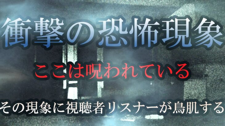 戦慄の心霊現象！【極閲覧注意】2年前の不可解現象が蘇る・・・ここは何かに呪われている！