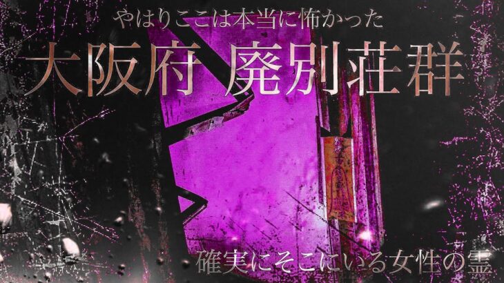 【心霊】大阪府　廃別荘群　リベンジ編　異常な数のお札　確実にそこにいる女性の霊　異常なまでの女性の声　竹林から聞こえる声　足音　ラップ音　悪霊　男性の呻き声　恐怖の嵐【Japanese　horror】