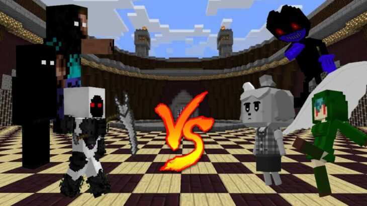 【Minecraft PE/BE】リクエスト/Request マイクラ都市伝説チーム VS シャドウイザベルチーム