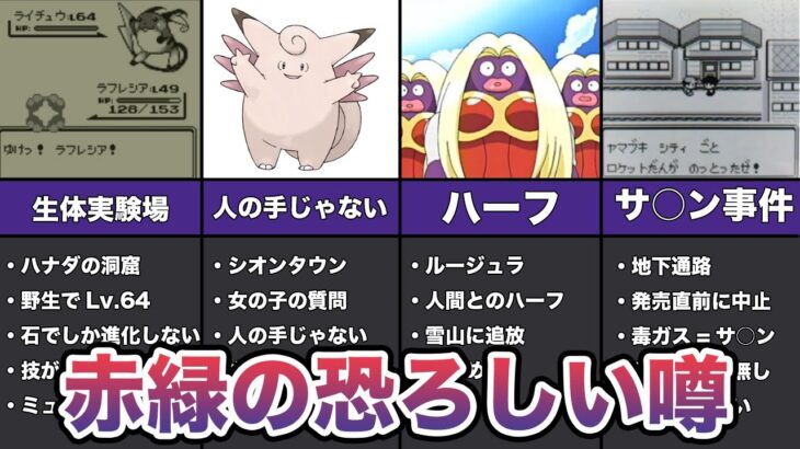 ポケモン赤緑の恐怖の都市伝説 TOP7