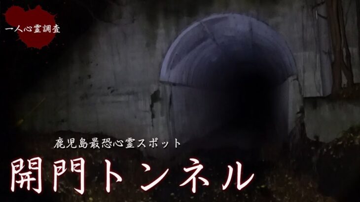 【心霊】天井から覗く女性を一人で探してみた【開門トンネル】