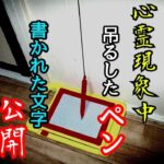 【事故物件】やっぱり何か書いてる…【心霊スポット、ユーチューバー】心霊、住んでみた、ガチ、１週間、心霊現象、廃墟、心霊映像、怪奇現象、日常、オカルト、番組、怖い、動画、映像、幽霊、恐怖、会話、質問