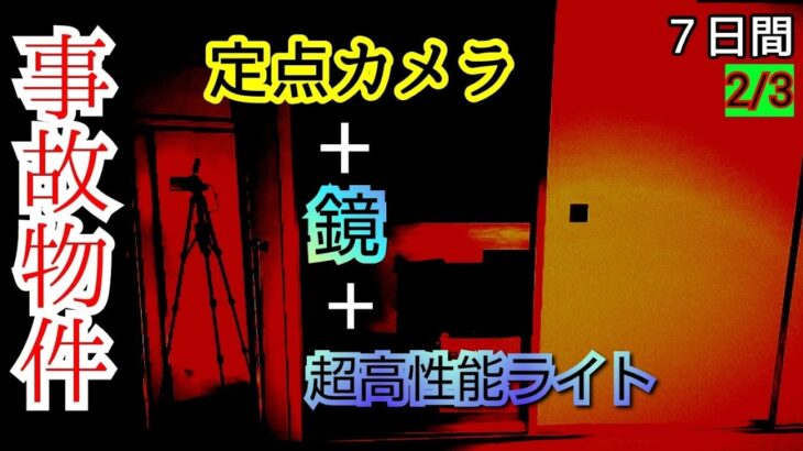 【ガチの事故物件】赤く染まる部屋と巨大な影…【心霊スポット、ユーチューバー】心霊、住んでみた、１週間、心霊現象、廃墟、心霊映像、怪奇現象、日常、オカルト、番組、怖い、動画、映像、ほん怖、幽霊、恐怖