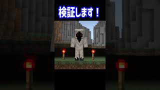 都市伝説キャラ「Entity303」を召喚する海外の動画は本当か検証してみた！！【マイクラ】#shorts