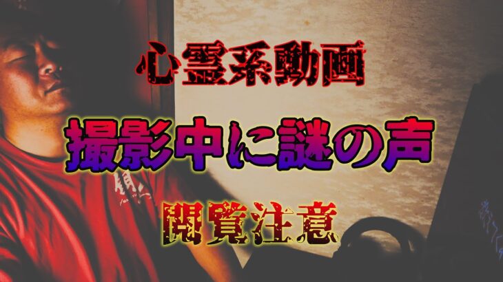 【 心霊 】ラップ 現象 が多かった場所で撮影したら 謎の声が入る　恐怖 映像