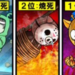 人間が経験する痛い死に方ランキング【怖い話】【アニメ】【都市伝説】