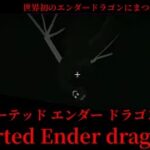 （マイクラ都市伝説65）世界初のエンダードラゴンの都市伝説 Distorted Ender dragon（ディストーテッド エンダードラゴン）