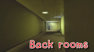 【Back rooms】海外の都市伝説！ずっと続く部屋の中で追い回される恐怖！フリーホラーゲームやってみた！【前編】