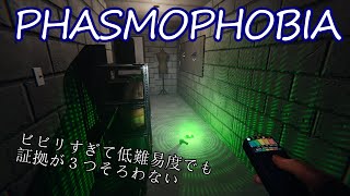 【Phasmophobia】心霊現象と勘違いして自分で開けた扉にビビる男の幽霊調査