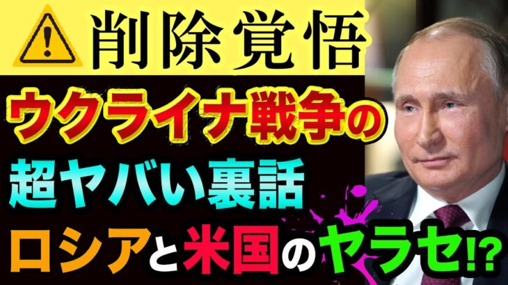 ウクライナ戦争の超ヤバい裏話「黒幕は誰？」儲かっているのはロシアとアメリカで経済制裁やSWIFT排除も意味なし【 ウクライナ情勢 株 日経平均 都市伝説 ロシアの歴史 】