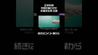 続きはコメント欄へ！【UMA】泳ぐイエティ？正体が判明した未確認生物8選【パンドラのはこ】#shorts