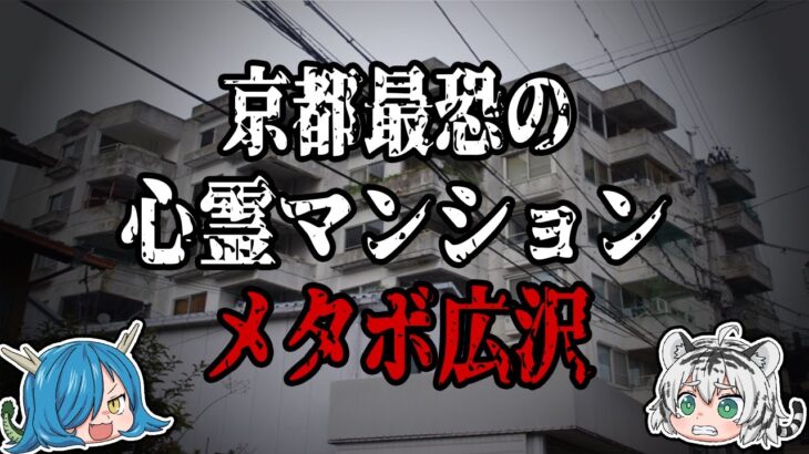 住むと必ず心霊現象に遭う！？京都の最恐心霊物件メタボ広沢とは？【ゆっくり解説】