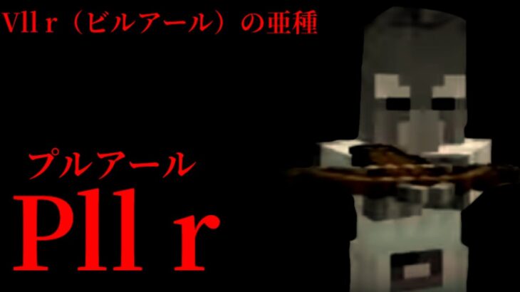 （マイクラ都市伝説67）Vll r（ビルアール）の亜種 Pll r（プルアール）