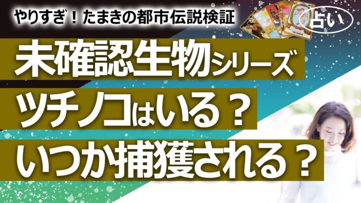 【やりすぎ！珠希の都市伝説検証】UMA（未確認生物）シリーズ１～ツチノコは存在する？ いつか捕獲される？【占い】（2022/4/3撮影）