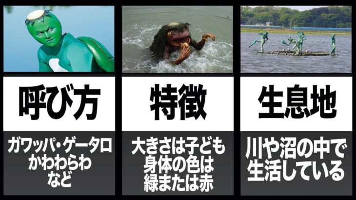 カッパは実在した！未確認生物「河童」の正体【都市伝説】【怪談】