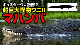 ギュスターヴの2倍！？ 超巨大怪物ワニ！！ マハンバ