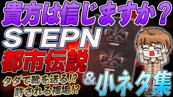 【STEPN都市伝説】ミントで双子が産まれやすいシューズ/原資回収を早める小ネタ集！