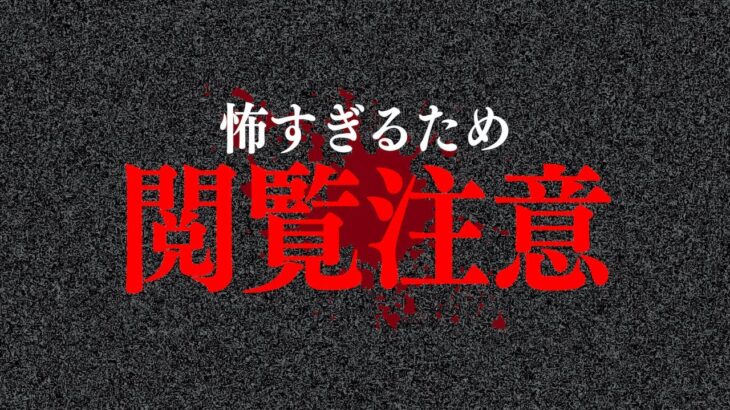 【心霊】あまりに怖すぎるので注意してご覧ください。