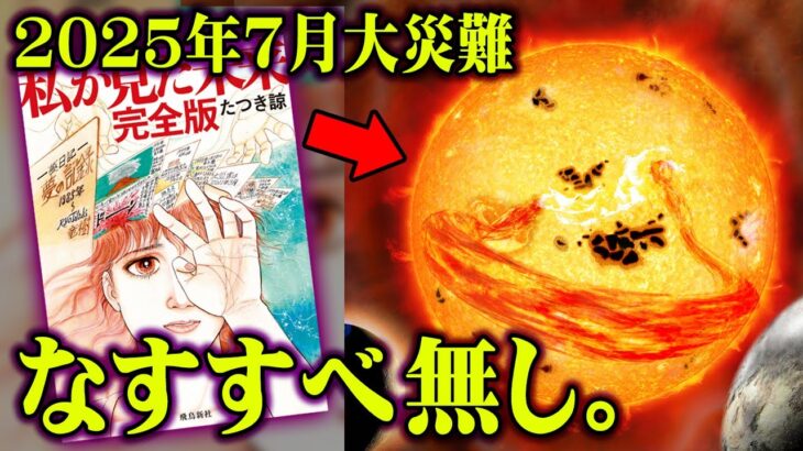 2025年7月に訪れる世界滅亡の危機。太陽爆発のXデーがまもなくやってくる。【 都市伝説 太陽フレア 私が見た未来 なすすべ無し。 】