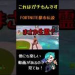 【閲覧注意】これはガチです FORTNITEで心霊現象 #shorts 【フォートナイト】