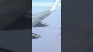 UFO spotted out of airplane window