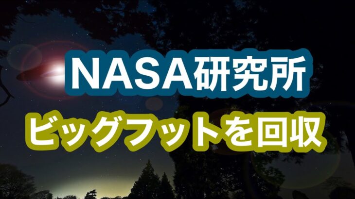 【NASA研究所】ビッグフットを回収か【UMA】未確認生物