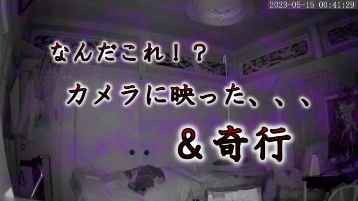 なんだこれ！？　カメラに映った、、 #心霊 #心霊現象 #監視カメラ #認知症