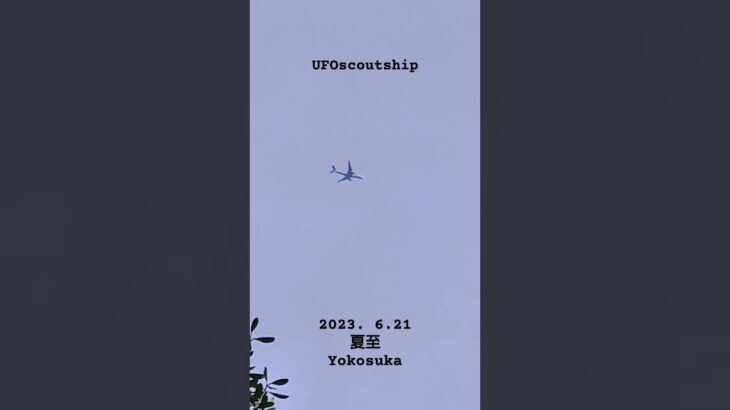 2023.6.21 夏至 #空飛ぶ円盤 #yokosuka #未確認機 #宇宙船 #未確認飛行物体 #航空機型未確認機 #scoutship #スカウトシップ #宇宙連合 #十面埋伏 #飛行機型UFO