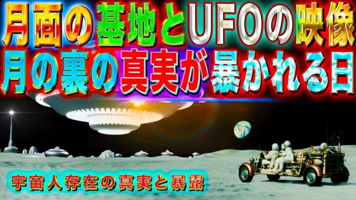 月面の基地とUFOの映像　月の裏の謎が明らかになる！？　宇宙人存在の真実