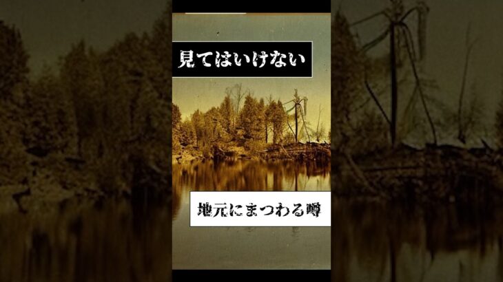 見たものは引きずり込まれる・・#架空世界の都市伝説