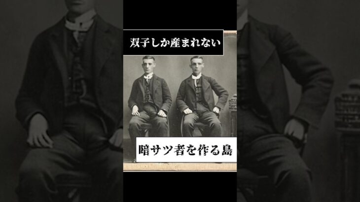 双子しか産まれない謎の島・・#架空世界の都市伝説