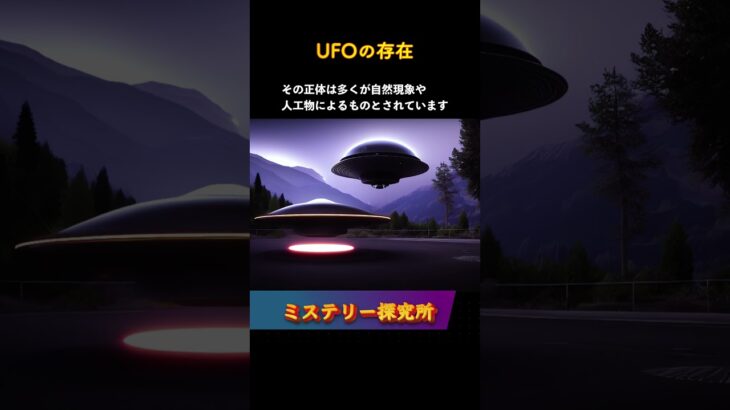 「UFOの存在」について解説します。#shorts #UFO #未確認飛行物体 #地球外生命 #自然現象 #人工物 #科学的調査 #政府公開情報 #軍の秘密 #宇宙の謎