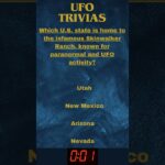 Which U. S. state is home to the infamous Skinwalker Ranch, known for paranormal and UFO activity?
