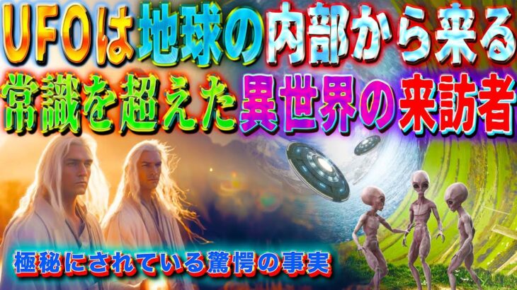 UFOは地球の内部から来る　常識を超えた異世界からの来訪者　極秘にされている驚愕の事実