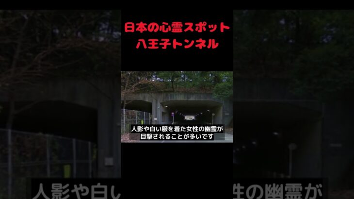 【日本の心霊スポット】八王子トンネル　♯shorts