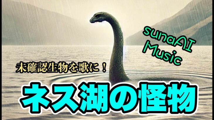 未確認生物を歌に！　ネス湖の怪物　sunaAI Music