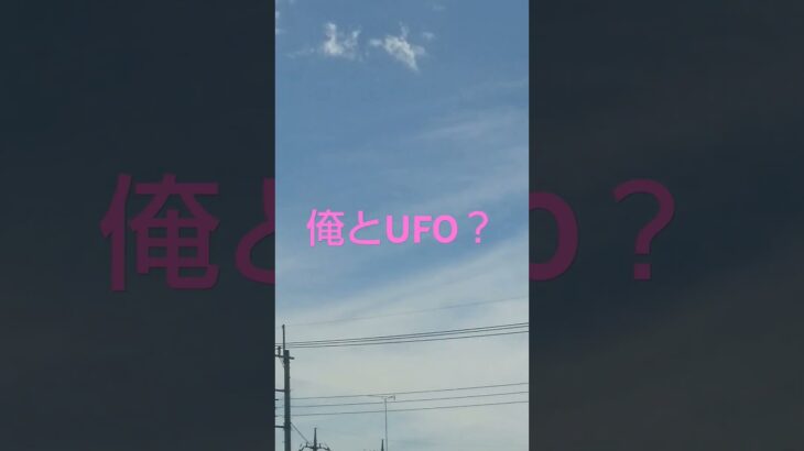 【俺とUFO？】2024年8月11日#UFO #shorts #未確認飛行物体 #青空 #UFO動画 #ショート動画 #俺シリーズ